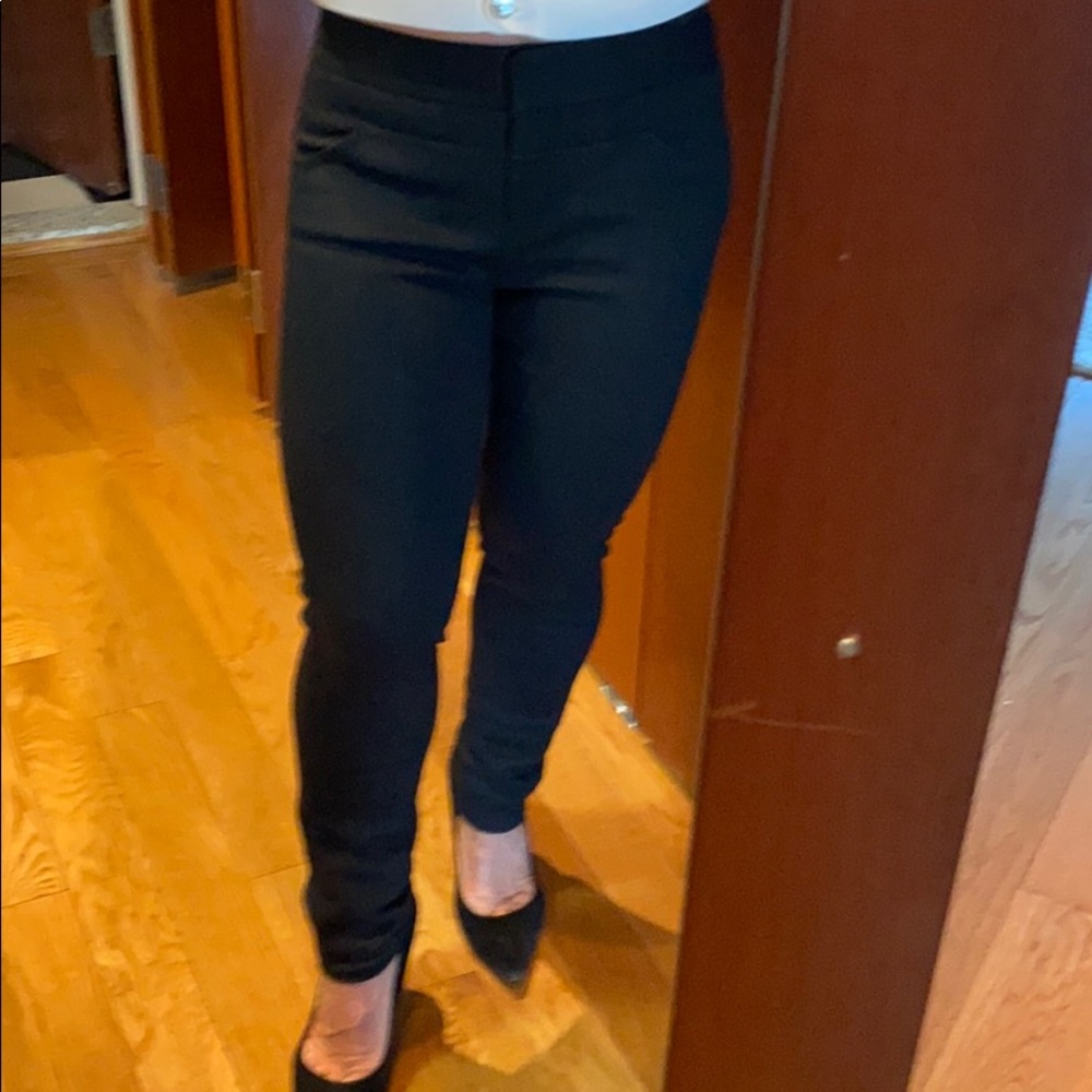 Black stretch Diane von Furstenberg pant - Picture 6 of 7